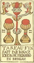 Tarot Ignaz Krebs - 2 de Copas - Tarot Marsella