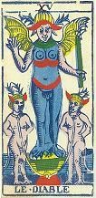 Tarot Conver - El Diablo - Tarot Marsella