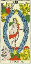 Tarot Conver - El Mundo - Tarot Marsella