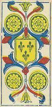 Tarot Conver - 4 de Oros - Tarot Marsella